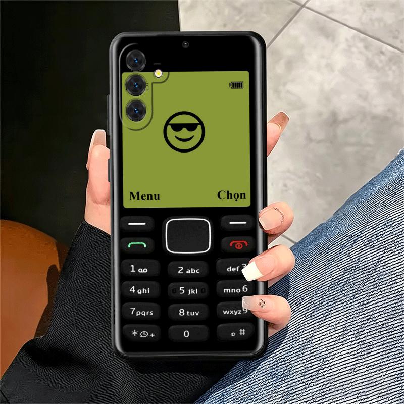 Funny Retro Callphone Soft Phone Case for Samsung A17 A37 A57 A16 A26 A36 A56 A15 A25 A35 A55 A14 A24 A34 A54 A13 A23 A33 A53 A5