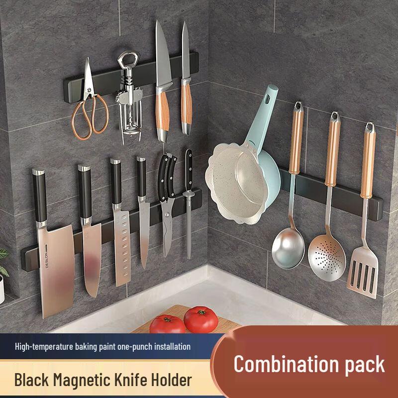 

Magnetic Wall-Mounted Knife Holder