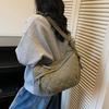 Large Capacity Commuter Shoulder Bag Women's Rhombic Lightweight Crossbody Bag