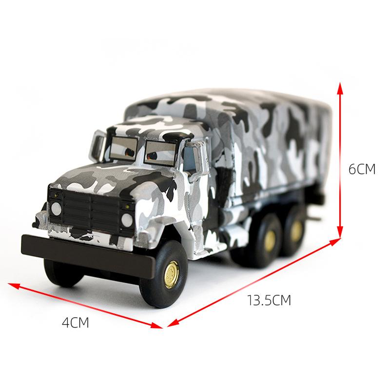 Disney Pixar Arabalar 2/3 oyuncak araba Şimşek McQueen Chick Hicks Carking Mater 1:55 Döküm Metal Alaşım Model Oyuncak Çocuk Hediye