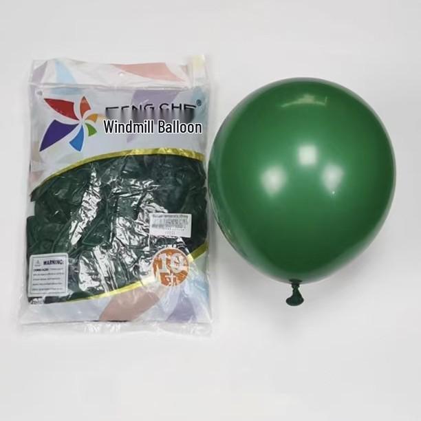Windmill Pattern 10" Round Latex Balloons - Pack of 100 for Weddings & Birthdays