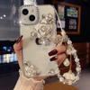 Metallic Finger Ring Holder Case For Iphone 15 14 13 12 11 Pro Max Glitter Diamond Cover For Samsung S24 S23 S22 Ultra S20 A34 A14 A34 A54 A13 A33 A53