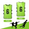 24PCS Football Pinnies Quick Drying Soccer Jerseys Youth Sports Scrimmage Basketball Team Training Numbered Bibs