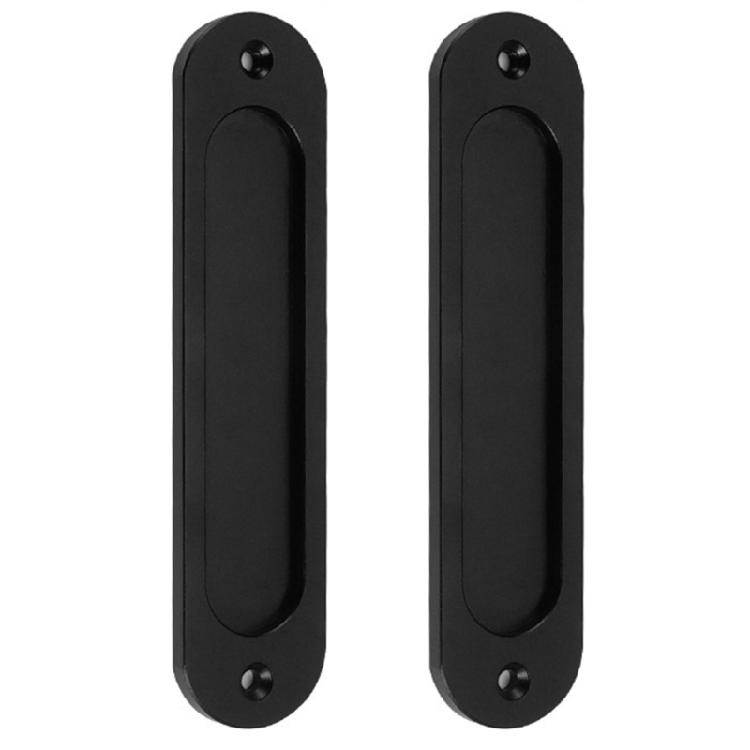 2Pcs Simple Wardrobe Sliding Door Embedded Handle Wooden Door Push Pull Handles Replacement Hardware Easy Installation