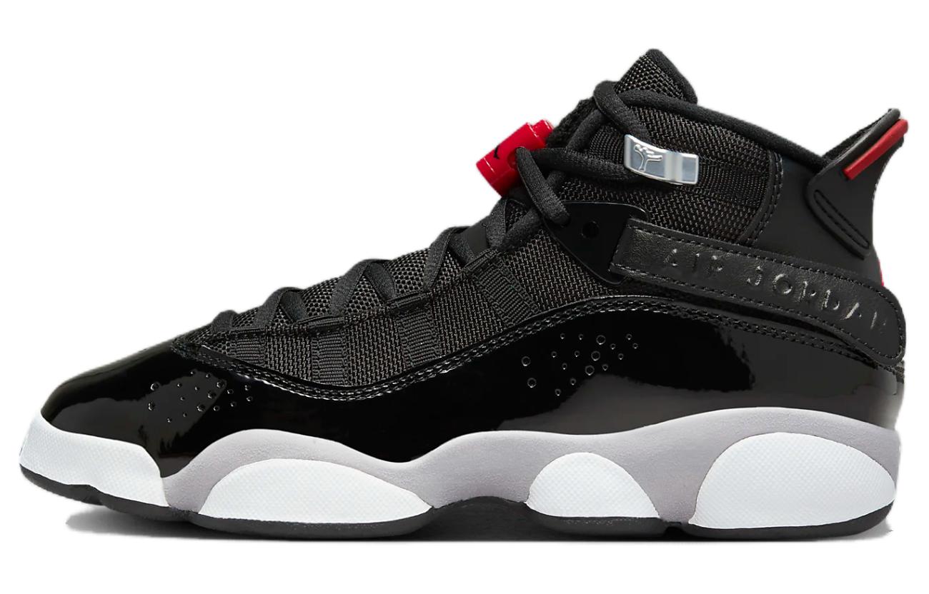 Jordan 6 Rings GS Black Metallic Silver GS FZ4186-010 37.5