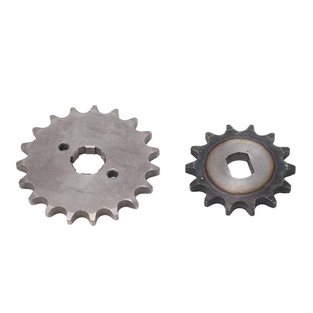 428 Motor Sprocket Set Steel 19T Front Engine Sprocket 14T H Hole Rear Chain Sprocket for 125cc 15cc 200cc 250cc Dirt