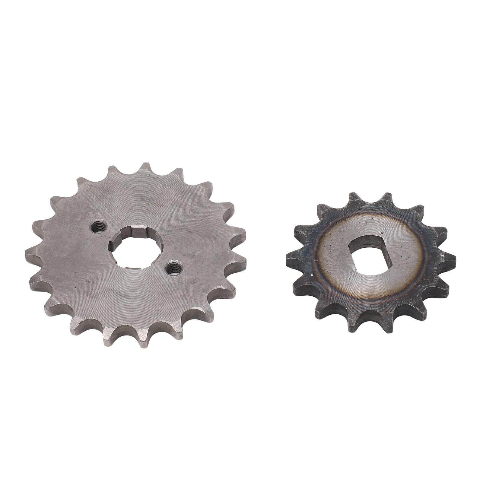 

428 Motor Sprocket Set Steel 19T Front Engine Sprocket 14T H Hole Rear Chain Sprocket for 125cc 15cc 200cc 250cc Dirt