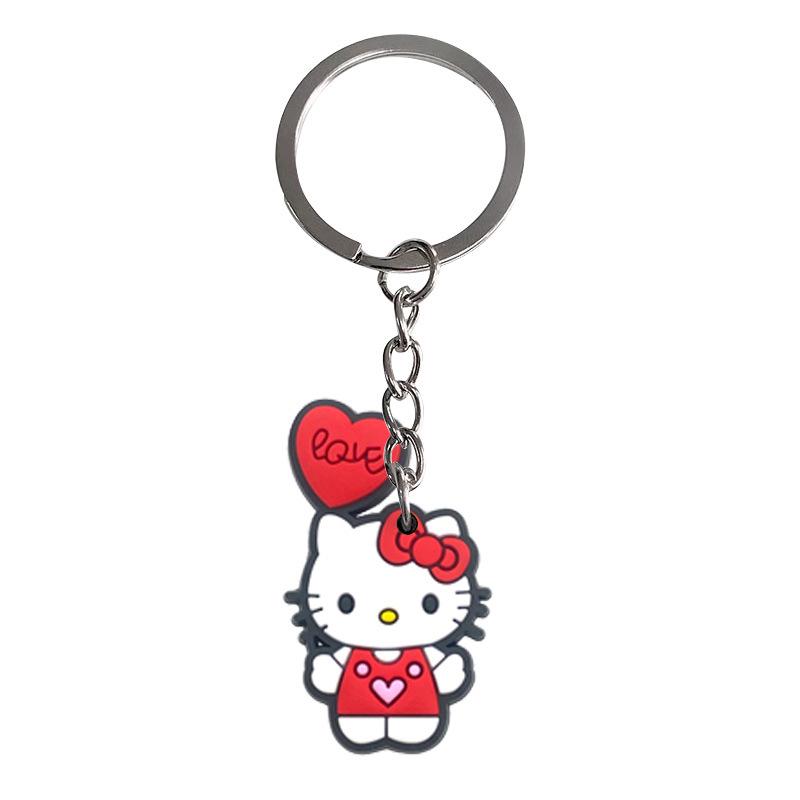 HelloKitty Keychain Soft Rubber Pendant - Small Gift Accessory