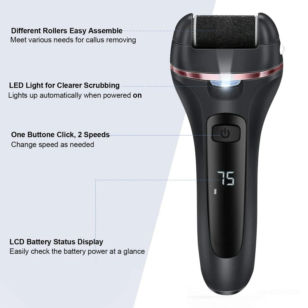 USB Electric Grinding Pedicure Tools Foot Sandpaper File for Heels Professional Foot Care Tool Dead Hard Skin Callus Remover