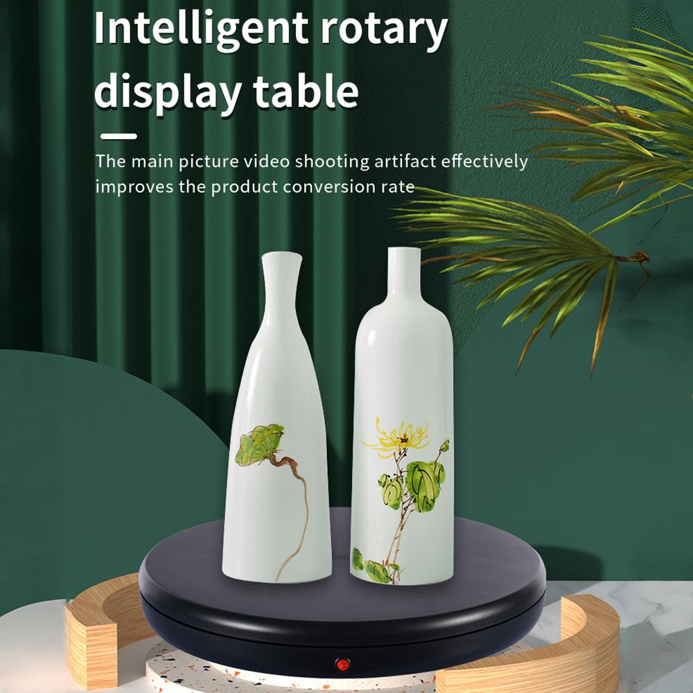 45CM/17.7in Motorized Rotating Display Stand Display Base 360 Degrees Rotatable Electric Potography