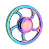 Regenbogen Farbe Aluminium Rad Runde Hand Finger Spinner Zappeln EDC Fokus Spielzeug Gyro