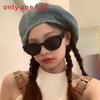 Denim Beret Hat Women Summer Breathable Cotton Casual Street Fashion For Daily Wear