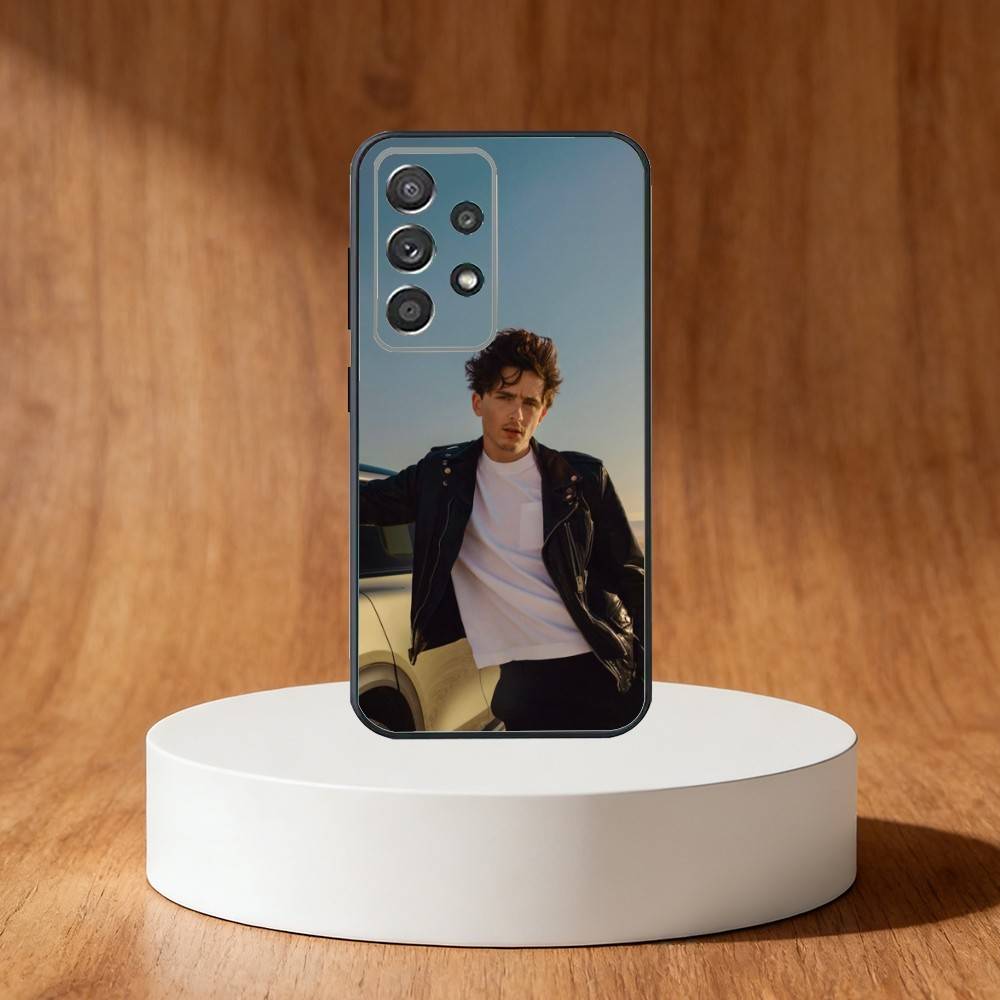 Timothee Chalamet Phone Case For Samsung S25,S24,S21,S22,S23,S30,Ultra,S20,Plus,Fe,Note,10,9,5G Black Cover