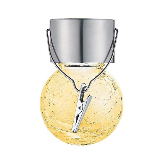 Dekorative Deckenleuchte, angetriebenes Glas, solarbetrieben, wasserdicht, energiesparend, Kugel, buntes Hängelicht