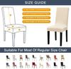 Elastic Chair Cover Dining Room Spandex Chair Seat Covers 24 Colors for Choice Universal Size for Kitchen Wedding Banquet 1PC