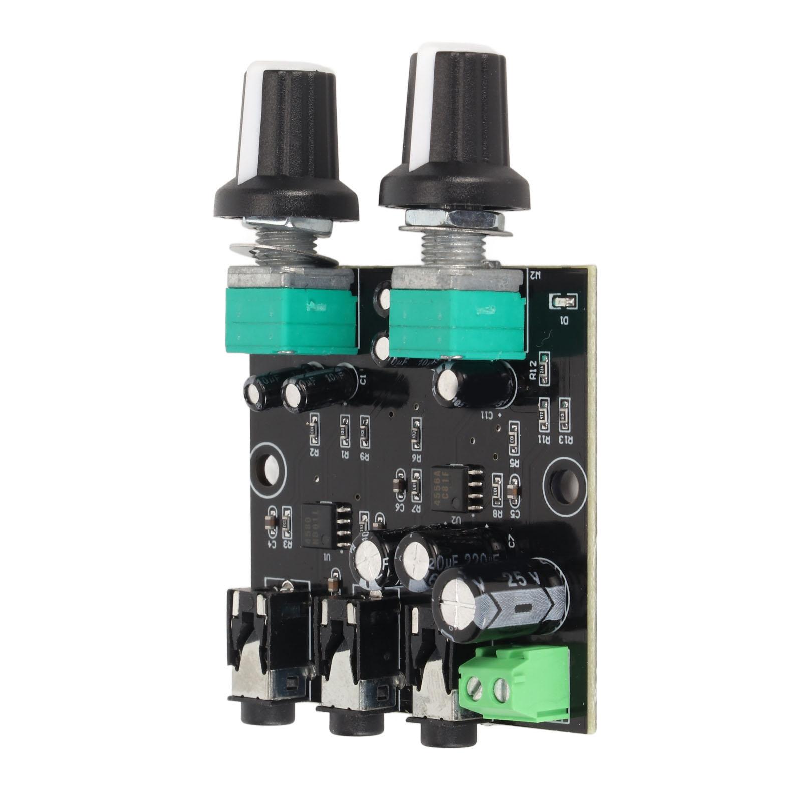 

Модуль мікшера стереосигналу 2 входи 1 вихід плата підсилювача для навушників