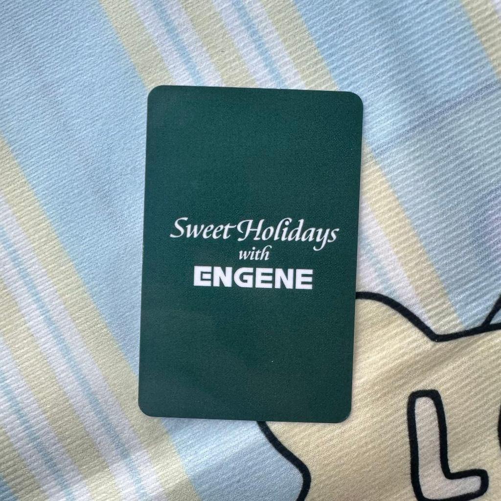 [USED] ENHYPEN Music Festival SBS Christmas Sanok Sunghoon Public Broadcast Trading Card