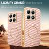 For Xiaomi 14T Phone Case Carbon Fiber Textured Electroplated TPU Back Cover