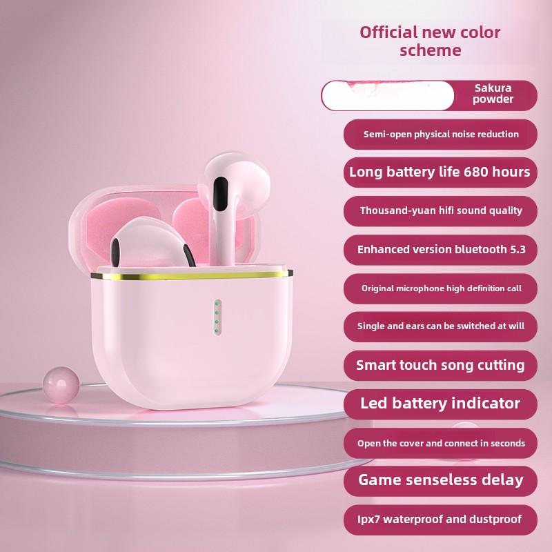 X85 TWS Wireless Bluetooth Headset Transparent ENC Headphones LED Power Digital Display Stereo Sound Earphones for Sport Earbuds