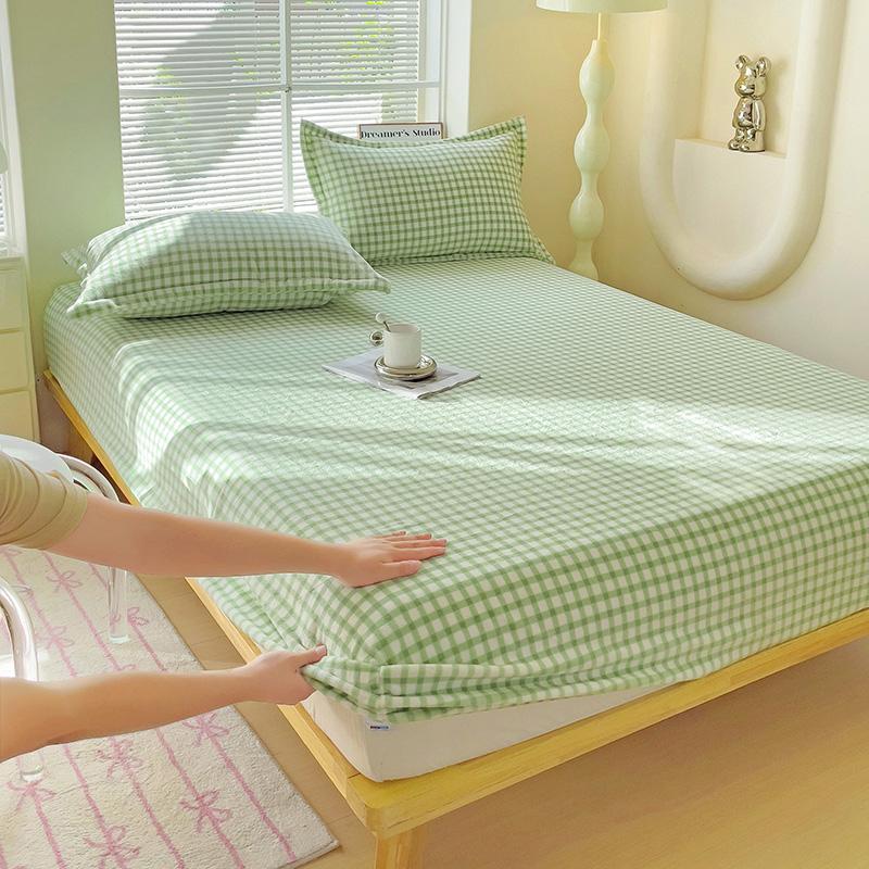 Winter Plush Elastic Fitted Sheet Couple Double Bedspread on The Bed Linen Mattress Pad Cover 90 150 180x200 Warm No Pillowcase