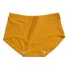 Women Mid Waist Cotton Briefs Antibacterial Butt Lifting Solid Color Plus Size