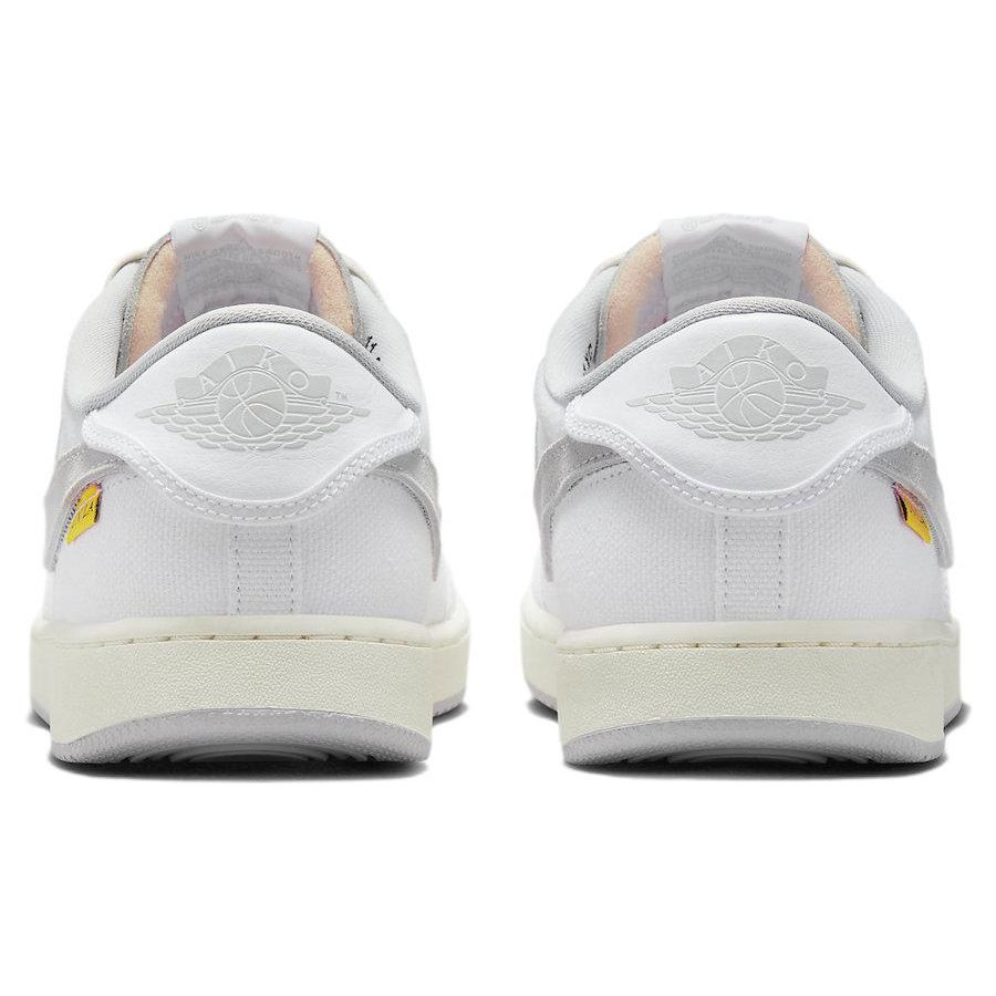 Union LA X Air Jordan 1 KO Low White Neutral Grey Unisex Sneakers Sail University-Gold DO8912-101