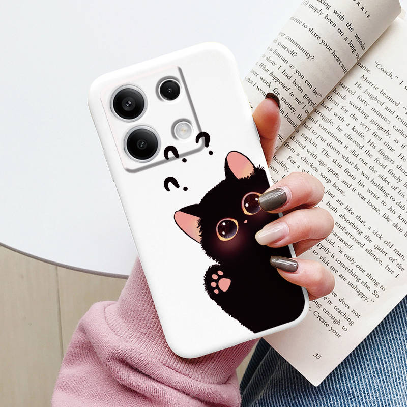 Cartoon Hülle Für Redmi 13C 4G 5G 13R Note 13 Pro Redmi13 Note13R Poco C65 M6 Pro X6 PocoM6 Niedliche Katzen Hülle Weicher Stoßfänger Paar