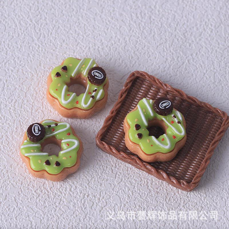 Cute DIY Resin Donut Simulation Materials for Jewelry and Crafting