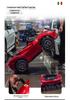 Kids' Four-Wheel Electric Ride-On Car with Remote Control, Rechargeable, Double Seater Stroller