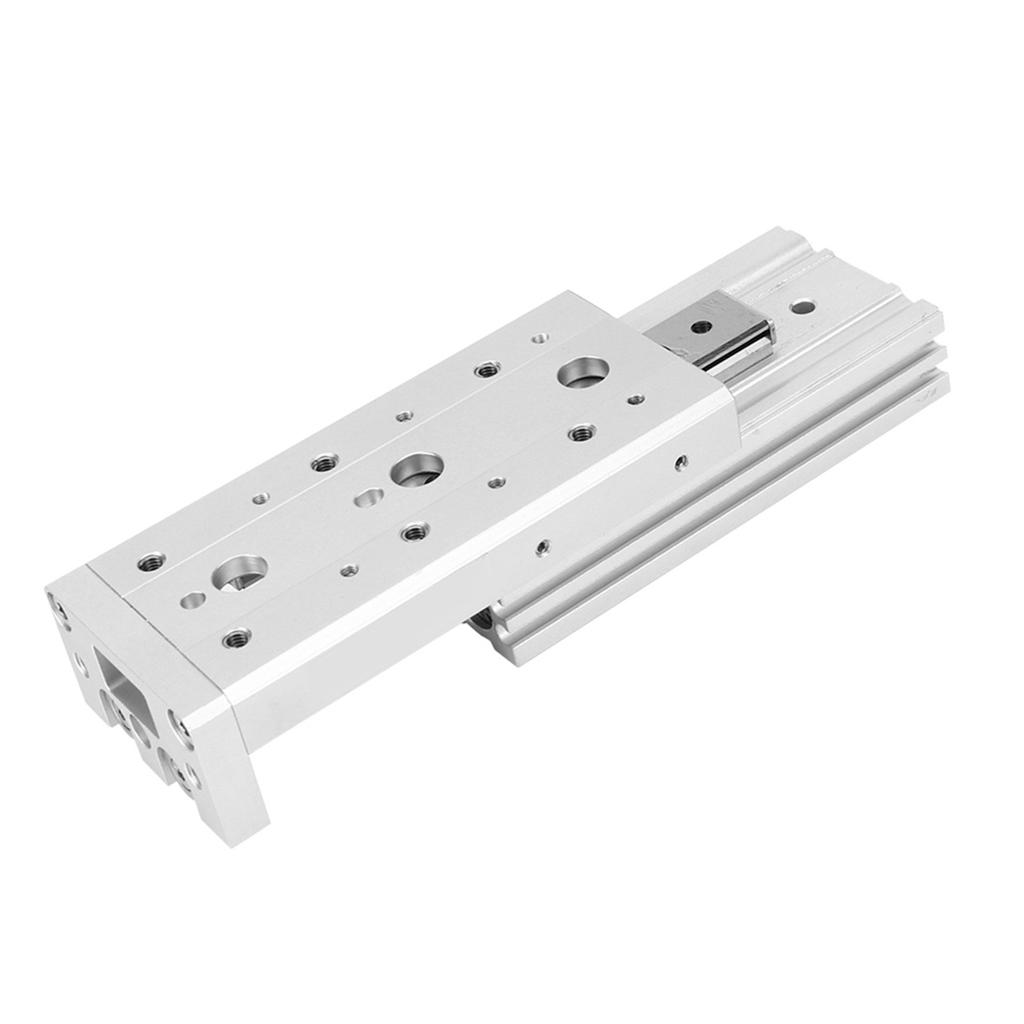 MXS12 Pneumatik-Führungsschienenzylinder Hochpräzise Doppeltwirkend 12*2mm BohrungsgrößeMXS12‑50
