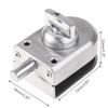 Glass Door Floor Lock Single Bolt Keyless Anti-Theft Locks Door Slide for Latch