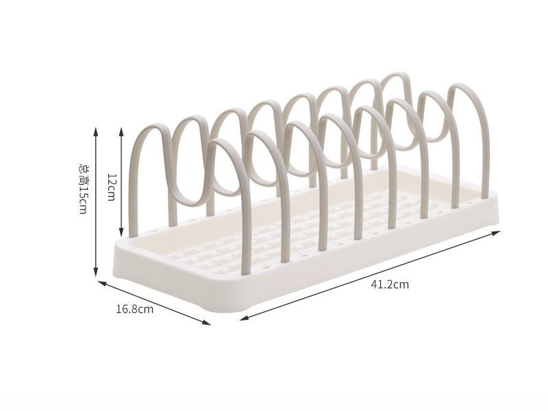 

Household Detachable Bowl Rack Multifunctional Bowl and Dish Plate Cutlery Storage Shelf Kitchen Pot Storage Rack Pot Lid Racks хаки