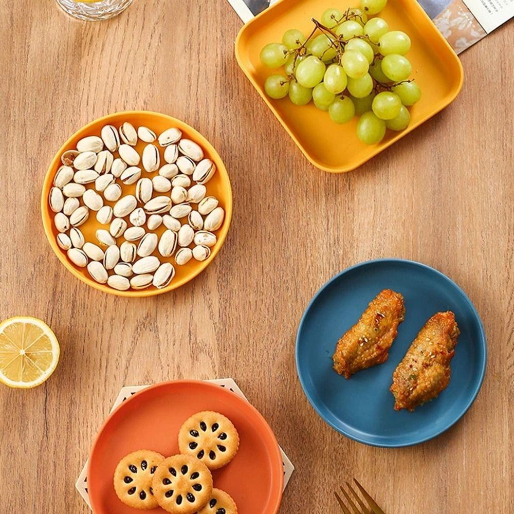 Table Snack Plate Storage Tray Spit Bone Dish Fruit Plate Trash Tray Dessert Dish Candy Tray
