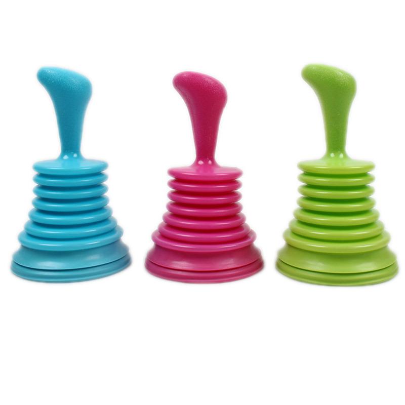 Drain Cleaners Toilet Brush Suction Whoelsale Household Powerful Sink Drain Pipe Pipeline Dredge Suction Cup Toilet Plungers