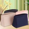 Stylish Felt Makeup Bag Multi-functional Design For Efficient Cosmetic Organization