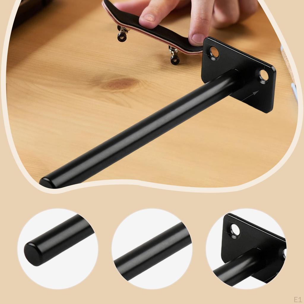 Fingerboard Rail Pole Finger Board Training Stable Base Skateboard Ramp for Games Educational