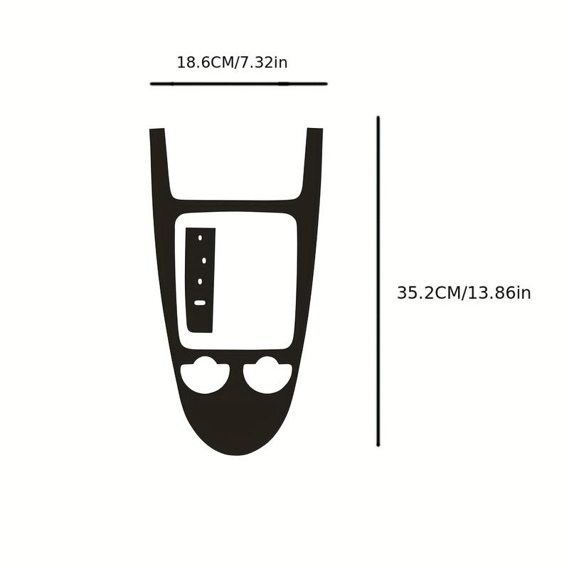 for Mercedes Benz SLK R171 2004-2010 Car Gear Panel Sticker Gear Box Protective Film Car Interior Sticker Car Accessories