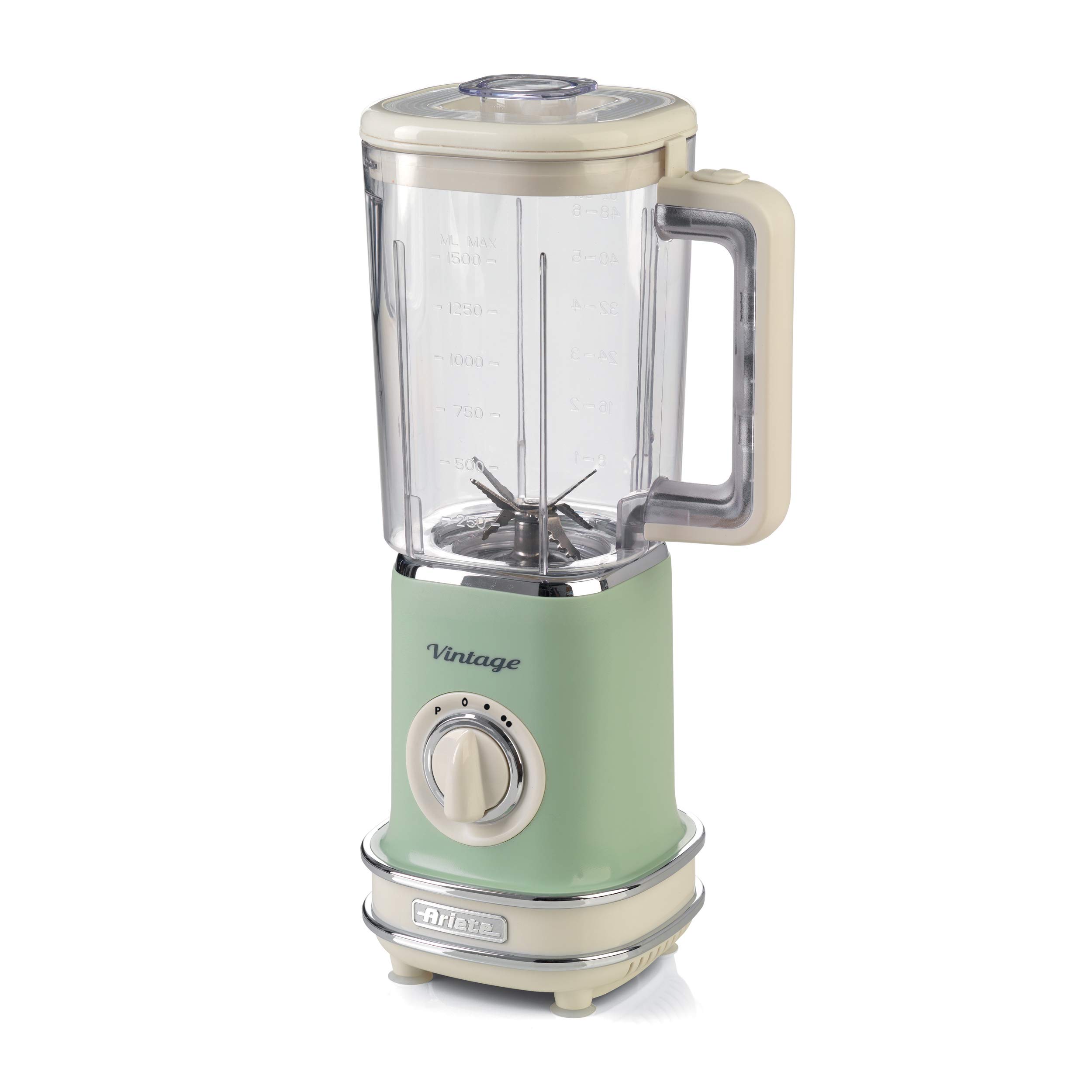 

Ariete Blender Large Capacity Compact Storage Italian Design Green 5681GN 1.5L