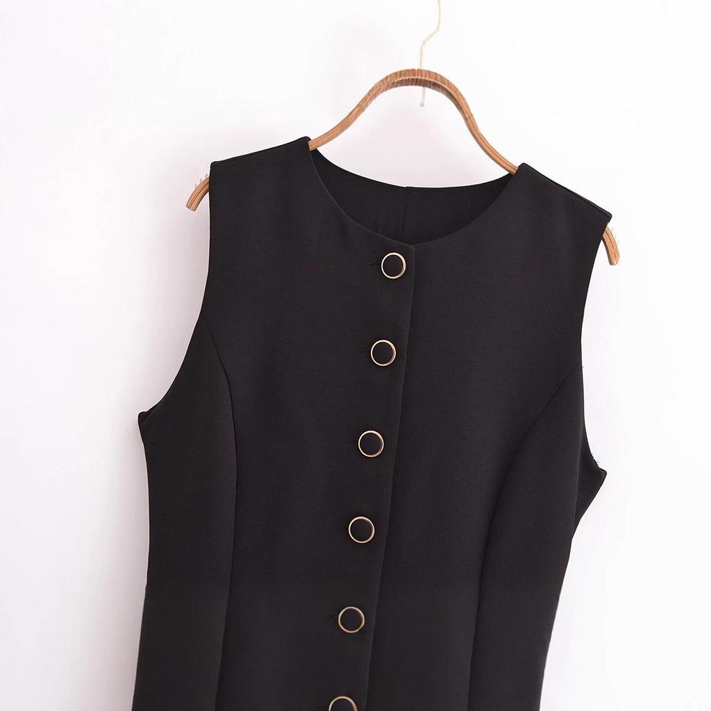 Women's New Sleeveless Round Neck Jumpsuit 2157029