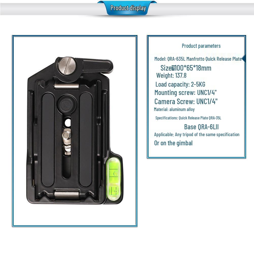 Aluminum Alloy Z-Type Multi-Angle Quick Release Camera Stabilizer Slider Plate