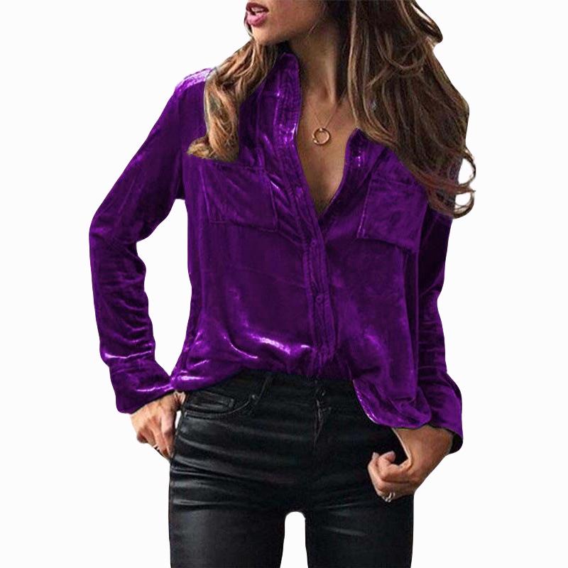 European & American Women's Fashion Long Sleeve Shirt - Spring Autumn Collection