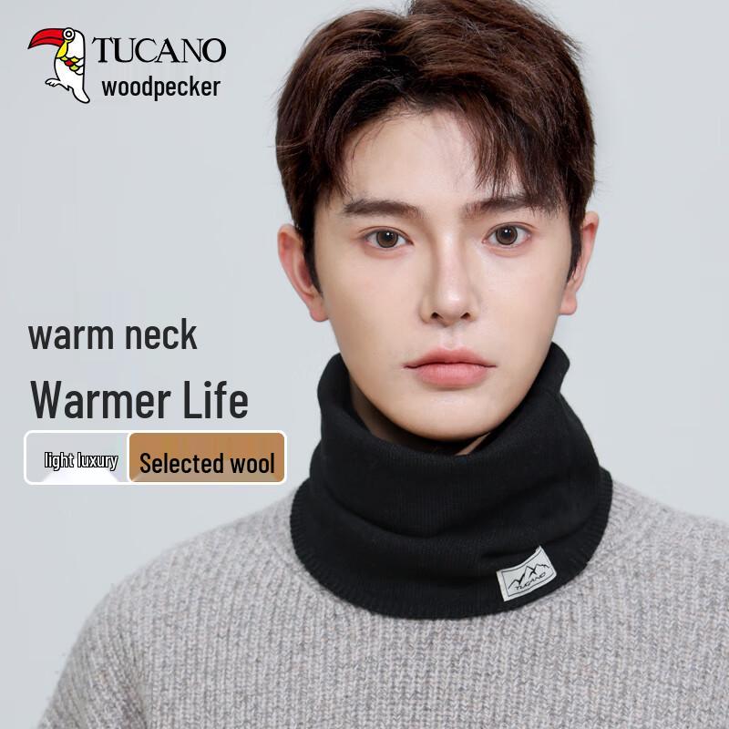 Tucano Men's Wool Neck Gaiter Scarf