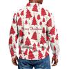Men's Casual Style Solid Color Loose  Shirt Long-sleeved Top