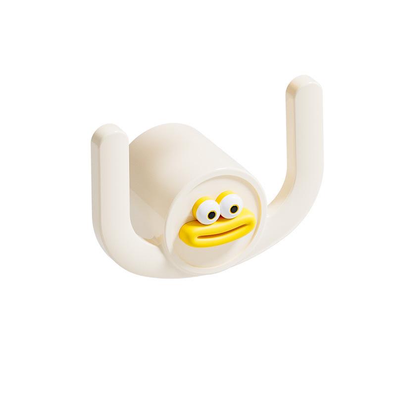 Wall-Mounted Slipper Rack, Nail-Free Adhesive Hanger for Shoe Storage & Draining