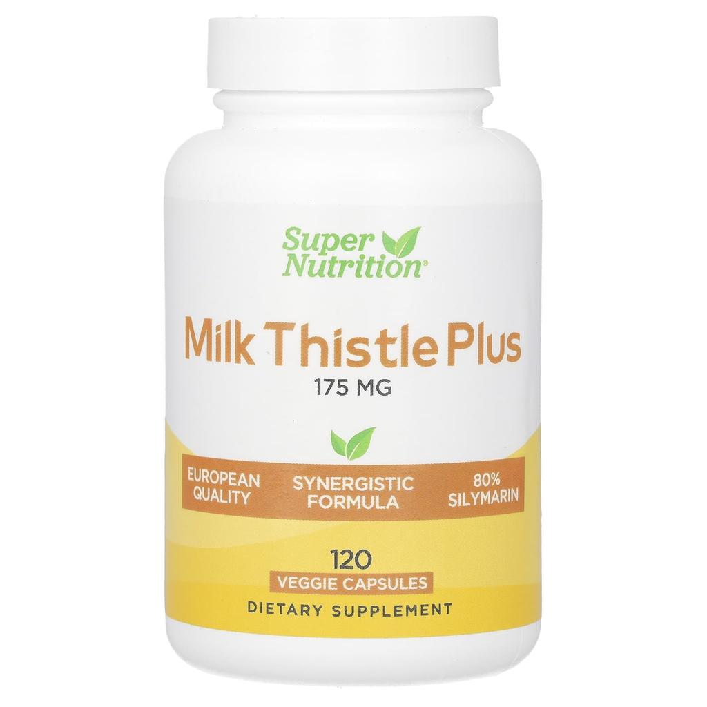 Milk Thistle Plus, with Turmeric Extract and Artichoke Extract, 175 Mg, 120 Veggie Caps