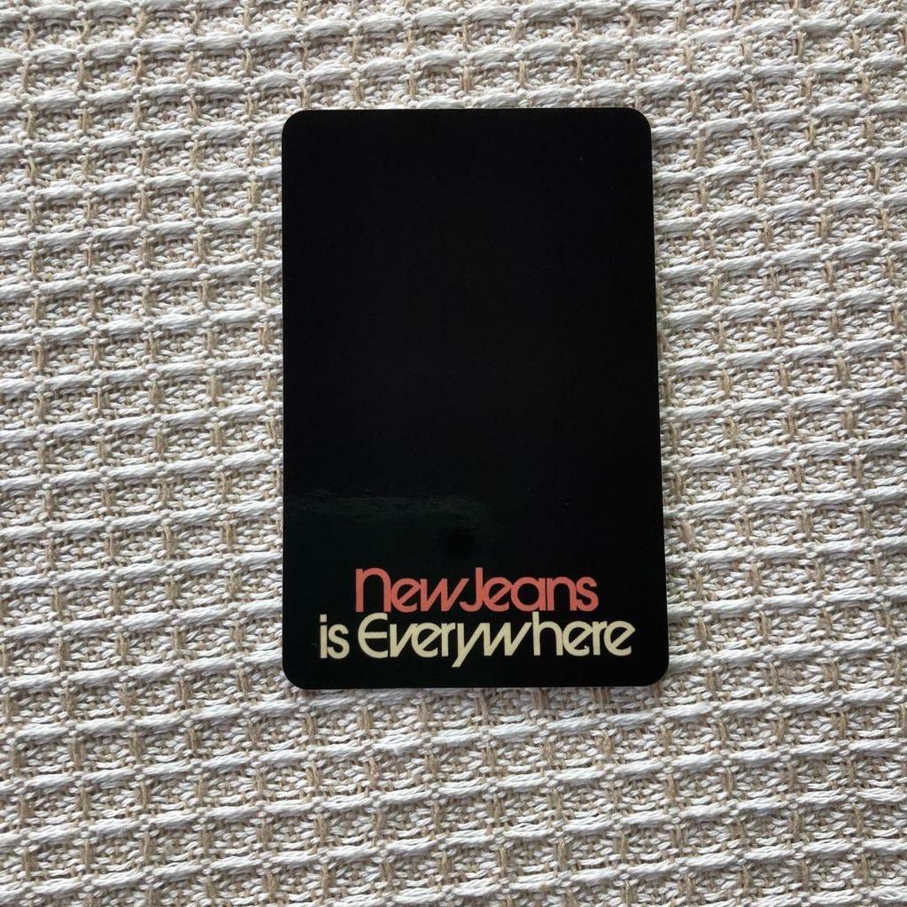 [USED] NewJeans How Sweet 2nd week Sanok Trading Card Minji MINJI