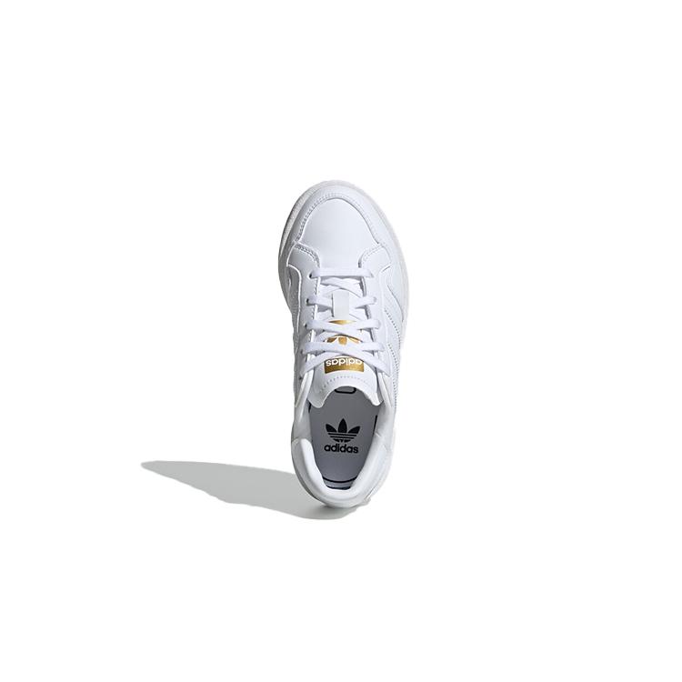 adidas Originals C Slip Resistant Low Top Kids' Skateboarding Shoes White Children Aged 3 7 Years Old EF6819