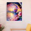 RUOPOTY Frame Paint By Numbers For Adults Abstract Seascape Balloon Flowers Beginner Kits Acrylic Paint On Canvas For Home Diy Gift