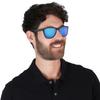 Sunglasses 0OO9245 Frogskins Matte Black One Size Prizm Sapphire Lightweight Sport [Oakley] Men's /