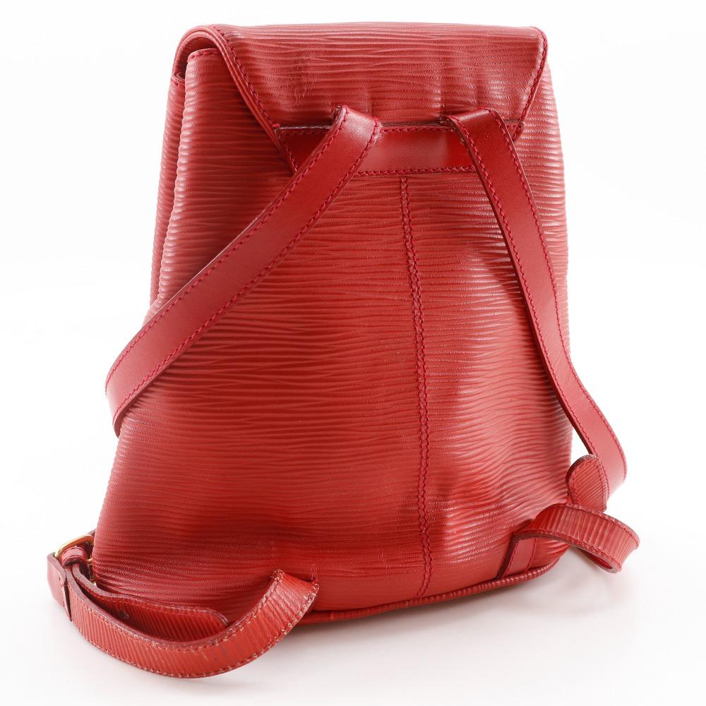 Fendi Mini Backpack Backpack Daypack Vintage Red Calfskin Women Used